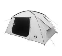 Gecheer Cabin Tent White Blackout 300x210x156 cm Polyester Waterproof for Family Camping 42028514
