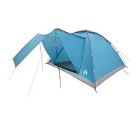 Gecheer Camping Tent 4-Person Blue Polyester and Steel for Camping 42028648