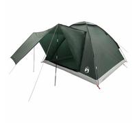 Gecheer Camping Tent 4-Person Blue Polyester and Steel for Camping 42028648