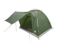 Gecheer Camping Tent 4-Person Blue Polyester and Steel for Camping 42028648