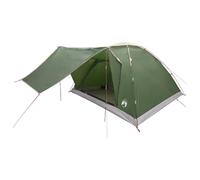 Gecheer Camping Tent 4-Person Blue Polyester and Steel for Camping 42028648