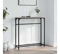 Gecheer Console Table Slim Sofa Tables Hall Table Home Side Table Entryway Hallway Home Decor Grey Sonoma 75x19.5x75 cm Engineered Wood