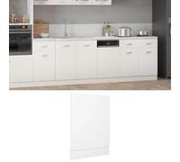 Gecheer Dishwasher Panel Lyon White 45x3x67 cm Engineered Wood Dishwasher panel Model802554