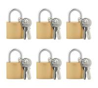 Gecheer Durable U Lock with Keys - Comprehensive Security, Weather-Resistant, 3.2 x 1.3 x 5.1 cm, Universal for Lockers, Cabinets, and Storage Spaces Model42021907