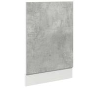 Gecheer Engineered Wood Dishwasher Panel - Concrete Grey, 45x3x67 cm, Lyon Range, Easy Maintenance Model856130