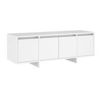 Gecheer Engineered Wood TV Cabinet with 4 Doors - Organize DVDs, Game Console, 120 x 30 x 40.5 cm Model809575