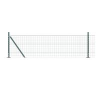 Gecheer Euro Fence Green Steel Outdoor Garden Boundary Security Fence with Posts and Concrete Fix - 2 Pack Model3350842