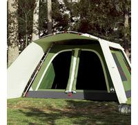 Gecheer Family Cabin Tent with Quick-Release System, 9-Person Capacity, Green, 190T Polyester Model4004213
