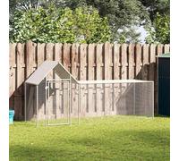 Gecheer Galvanized Steel Chicken Coop - Spacious, Water-Resistant, 3x1x1.5m - Suitable for Chickens, Ducks, and More Model144554