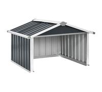 Gecheer Garden Robot Lawnmower Shed 92x97x63 cm Galvanised Steel Anthracite Model150909