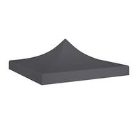 Gecheer Gazebo Top Cover Party Tent Roof Outdoor Patio Canopy Cover Replacement Gazebo Pavilion Roof UV- and Weather Resistant Sunshade 2x2 m Anthracite 270 g/m²