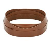 Gecheer Genuine Leather Craft Strap: Durable & Flexible Rectangular Design for Versatile Crafting. Ideal for Bookbinding, Accessories, and DIY Projects. Thickness: 2-2.5 mm. 42034223