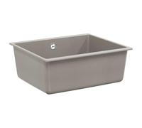 Gecheer Granite Modern Kitchen Sink - Grey, 80% Quartz, 20% Resin, Perfect for Contemporary Spaces Model42028425