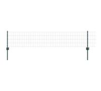 Gecheer Green Steel Outdoor Fence Panel Set - Weatherproof, Durable, Easy Assembly | 2500 x 2.7 x 40 cm Model3336014