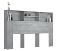 Gecheer Headboard Cabinet Grey Sonoma 160 cm Model817253