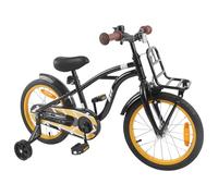 Gecheer Kids Bike 16 Inches Steel Frame Dark Grey Classic Style Park Riding for 4-6 Years Old 42009309