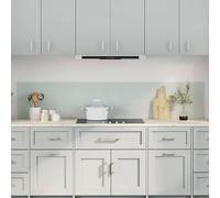 Gecheer Kitchen Backsplash 2 pcs White 100 x 40 cm Tempered Glass splash guard Model3415422