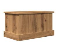 Gecheer Large Wooden Chest Storage Bench, Blanket Box, Shoe Storage Bench, Bed End Stool, for Hallway, Bedroom, Living Room Storage Box Artisan Oak 30x50x28 cm Engineered Wood