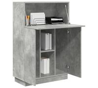 Gecheer Modern Computer Desk with Ample Storage - Grey Engineered Wood, Rectangular Shape, Indoor Use Model869485