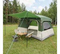 Gecheer Modern Family Tent Spacious Polyester Canvas Shelter for Outdoor Camping Backyard Adventures Easy Collapsible Compact Design 42028489
