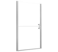 Gecheer Modern Minimalist 5mm Thick Safety Glass Shower Door, Frosted Privacy, Adjustable Frame, Stainless Steel Handle, Easy to Clean - 88-91x195cm Model146659