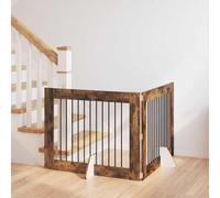 Gecheer Modern Space-Saving Pet Fence: Foldable, Durable Steel Design for Urban Homes Model892057
