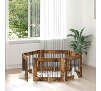 Gecheer Modern Space-Saving Pet Fence: Foldable, Durable Steel Design for Urban Homes Model892141