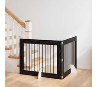 Gecheer Modern Space-Saving Pet Fence: Foldable, Durable Steel Design for Urban Living Model892055