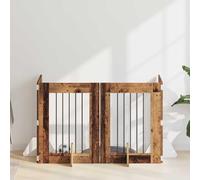 Gecheer Modern Space-Saving Pet Fence: Foldable, Durable Steel Design for Urban Living Model892101