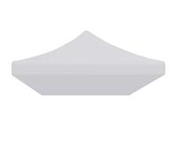 Gecheer Party Tent Roof Replacement Roof Tent Top Patio Canopy Gazebo Marquee Top Cover UV and Water Resistant for Garden Gazebo 3x6 m White