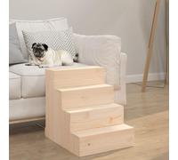 Gecheer Pet Stair 40x49x47 cm Solid Wood Pine Dog stairs Model822466