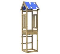 Gecheer Play Tower Brown 52.5 x 46.5 x 208 cm Solid Impregnated Wood Outdoor recreation Model3417168