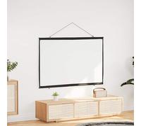 Gecheer Portable Projector Screen with Matte Surface, 100% Polyester Material, Black Borders, Wall-Hanging Design for Home Theater, Classroom, Conference Room Presentations 4101029