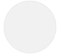 Gecheer PVC Round Table Protector 90cm Diameter 2mm Thick Waterproof Scratch Resistant Clear Desk Mat for Dining Room Living Room Office 288250