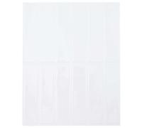 Gecheer Rectangular Tile 50 pcs White 29 x 23 x 0.08 cm 42046170