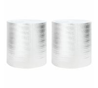 Gecheer Reflective Radiator Insulation Roll - 50cm x 5000cm, Silver, Indoor/Outdoor Use Model42009832