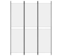 Gecheer Room Divider Screen Privacy Fabric Folding Partition Panel, White, 150 x 200 cm - Ideal for Home Office or Sunlight Block Model350226