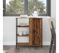 Gecheer Sideboard Old Wood 70x30x80 cm Engineered Wood Kitchen Sideboard Model869088