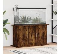 Gecheer Sturdy Engineered Wood Aquarium Stand with Storage - Smoked Oak Finish, 101x41x58 cm Model833636