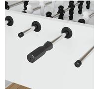 Gecheer Table Football Handles - Modern Design, Durable Plastic, Indoor Use, Set of 10 - Black Model858898