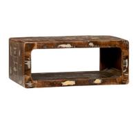 Gecheer TV Cabinet Multicolour 60x30x25 cm Solid Wood Reclaimed TV Unit Model4104532