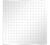 Gecheer vidaXL Square Rain Shower Head 40x40cm, 224 Nozzles, Stainless Steel, Anti-Limescale, Wall/Ceiling Mountable Model142162