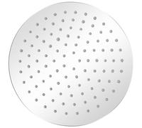 Gecheer vidaXL Stainless Steel Rain Shower Head with 105 Nozzles, Anti-Limescale, Wall/Ceiling Mountable - 25cm Round Model142155
