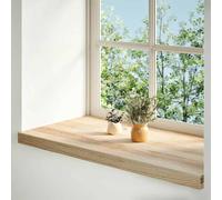 Gecheer Window Sills 2 pcs Untreated 70x40x2 cm Solid Wood Oak Window sill Model4009117