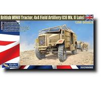 Gecko British WWII Tractor 4x4 Field Artillery C8 Quad 1:35 Model Kit 35GM0066