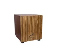 GECKO Cajon Drum Box with Snare and Bass Tone for Acoustic Music, Percussion Instrument with Internal Adjustable Guitar Strings for Beginners and Professional, Compact Size