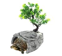 Gecko Cave - Realistic Resin Rock Hıdeout| Fish Tank Cave | Reptile & Amphibian Habitat Decor For Bearded Dragons, Lizards And Snakes, Naturalistic Basking Spot And Shelter For Terrariums