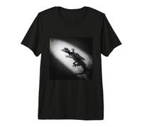 Gecko Detective Noir Spy Reptile in A Fedora Hat Premium T-Shirt