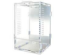 Gecko Enclosure 4.7x4.7x7.9in Clears Acrylic Ventilation