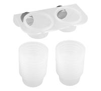 Gecko Feeder Ledge, Reptile Terrarium Feeder, Gecko Terrarium Decor, Easy-Clean Design, Adorable & Safe Material, 5.91x2.28x1.3inc, Ideal for Lizard and Snake